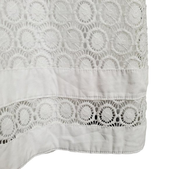 Isaac Mizrahi Live Size XL Dress Knit Lace Medallion Overlay Lined Knee Length - Picture 10 of 10